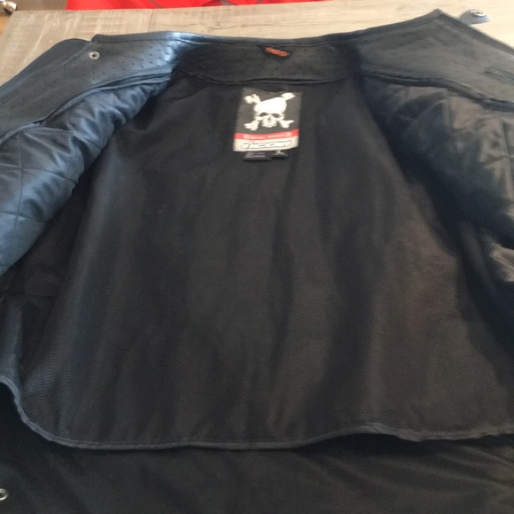 Icon Motörhead Skull biker jacket/ RACING - Picture 5 of 6